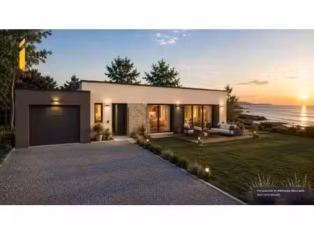 terrain avec maison neuve à vendre