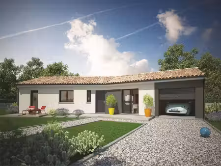 terrain avec maison neuve à vendre