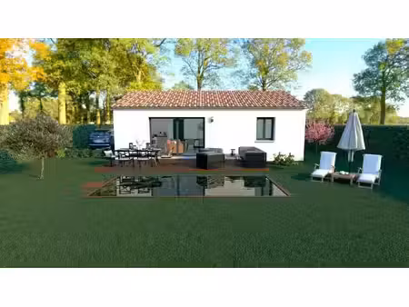 terrain avec maison neuve à vendre