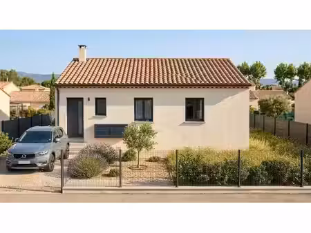 terrain avec maison neuve à vendre