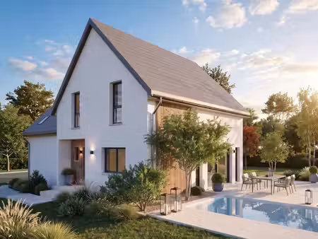 terrain avec maison neuve à vendre