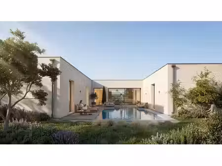 terrain avec maison neuve à vendre