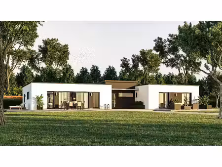 terrain avec maison neuve à vendre