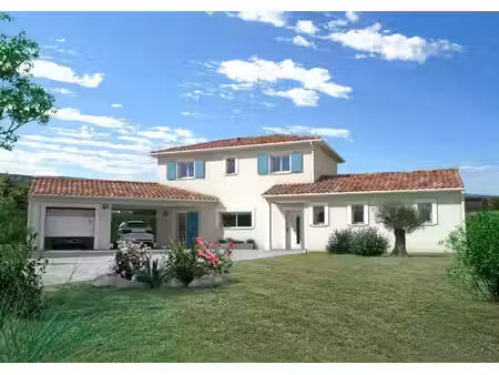 terrain avec maison neuve à vendre