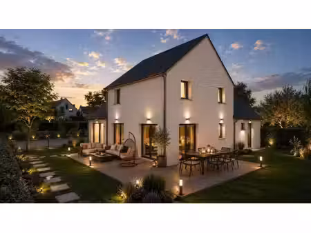 terrain avec maison neuve à vendre