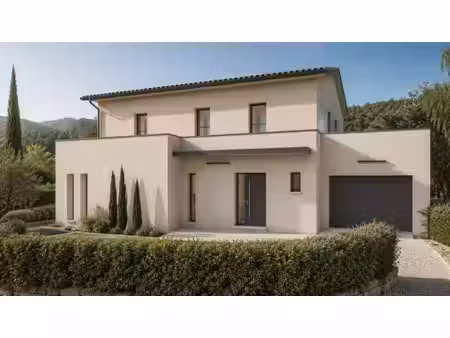 terrain avec maison neuve à vendre