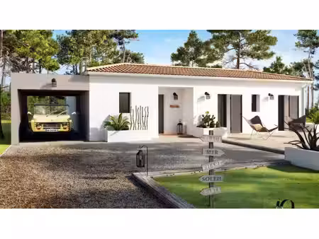 terrain avec maison neuve à vendre