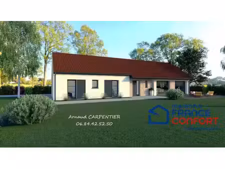 terrain avec maison neuve à vendre