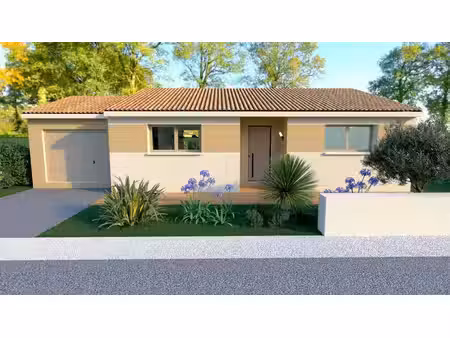 terrain avec maison neuve à vendre