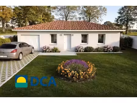 terrain avec maison neuve à vendre