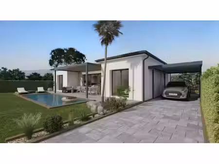 terrain avec maison neuve à vendre