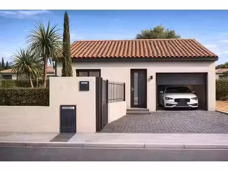 terrain avec maison neuve à vendre