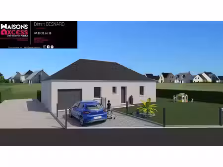 terrain avec maison neuve à vendre