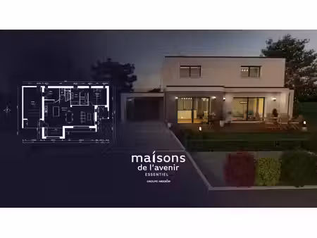 terrain avec maison neuve à vendre