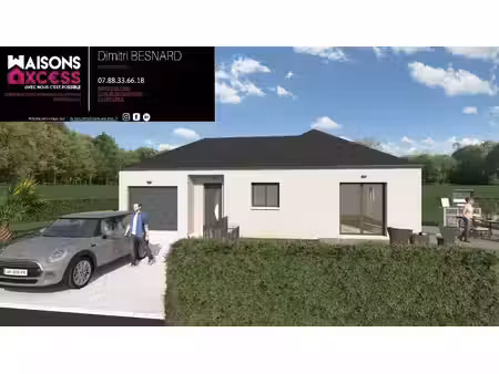 terrain avec maison neuve à vendre