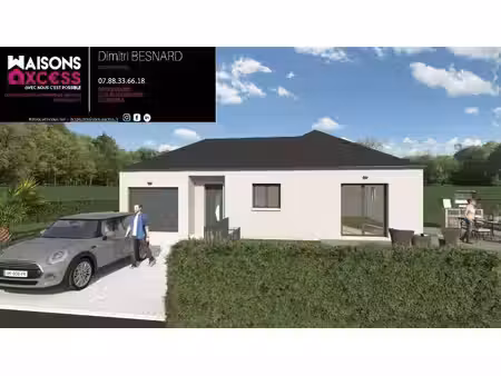 terrain avec maison neuve à vendre