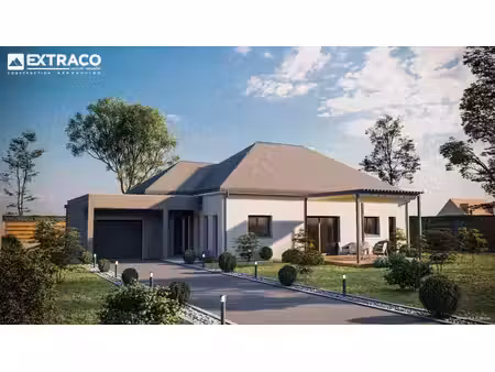 terrain avec maison neuve à vendre