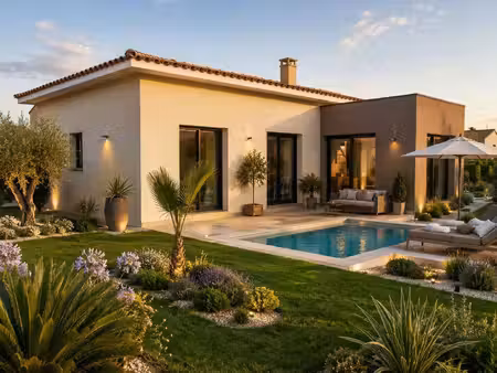 terrain avec maison neuve à vendre