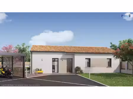terrain avec maison neuve à vendre