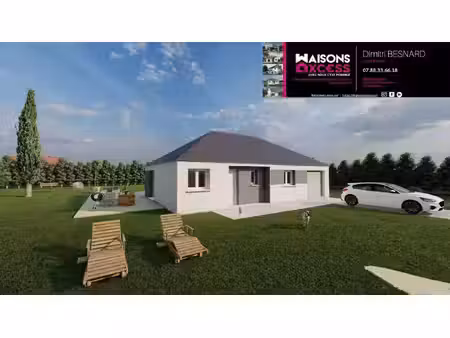 terrain avec maison neuve à vendre