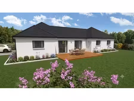 terrain avec maison neuve à vendre