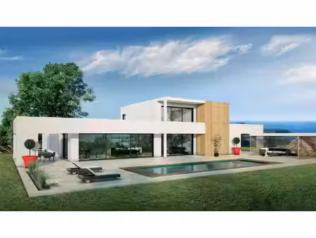 terrain avec maison neuve à vendre