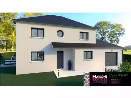 terrain avec maison neuve à vendre
