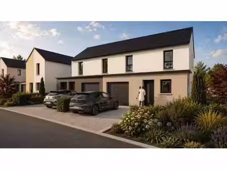 terrain avec maison neuve à vendre