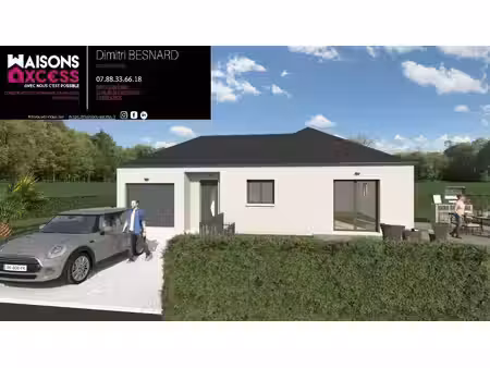 terrain avec maison neuve à vendre