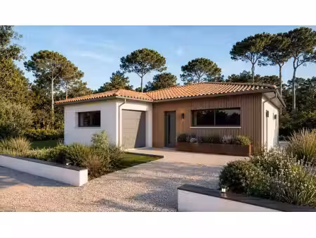 terrain avec maison neuve à vendre
