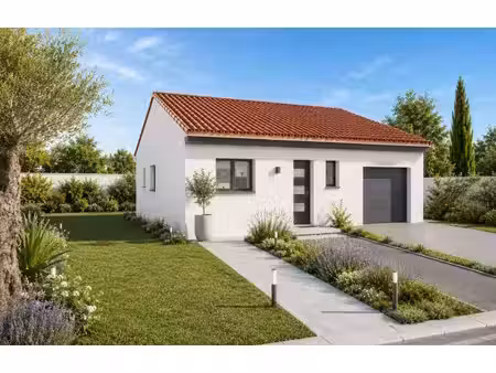 terrain avec maison neuve à vendre