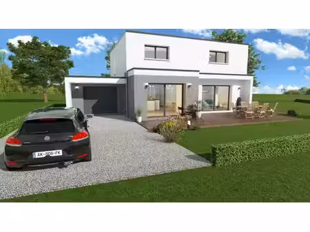 terrain avec maison neuve à vendre