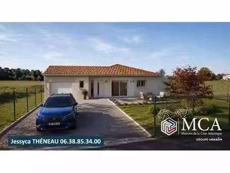terrain avec maison neuve à vendre