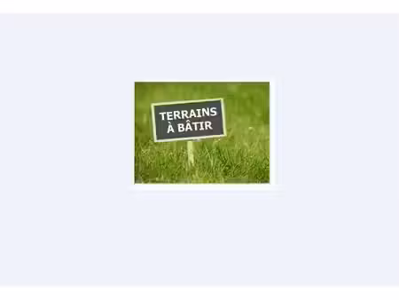 terrain constructible à vendre