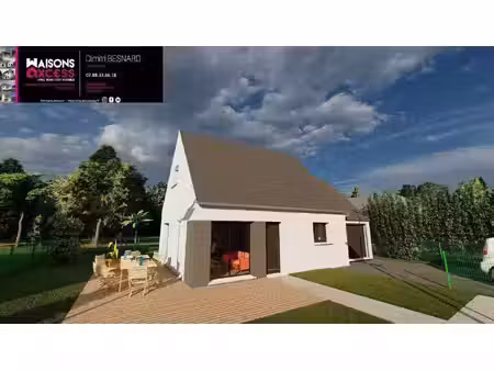 terrain avec maison neuve à vendre