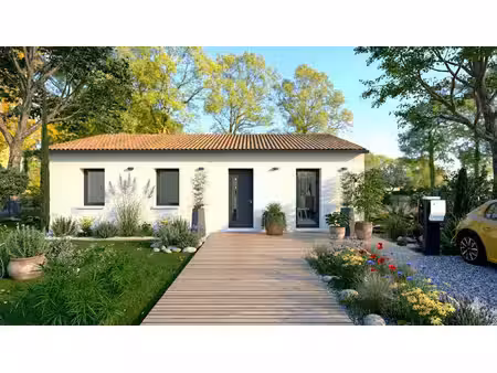 terrain avec maison neuve à vendre