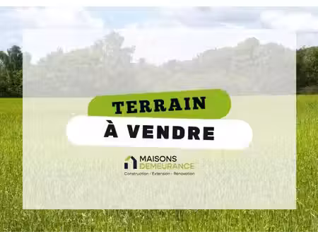 terrain constructible viabilisé à vendre