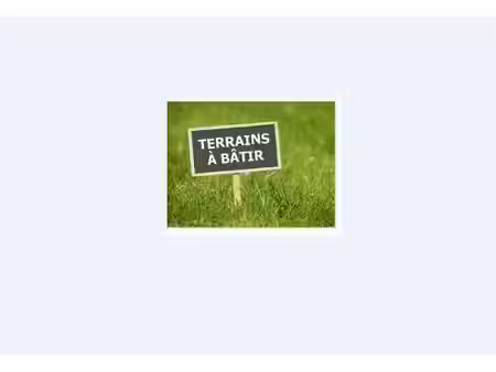 terrain constructible à vendre