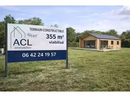 terrain constructible viabilisé à vendre