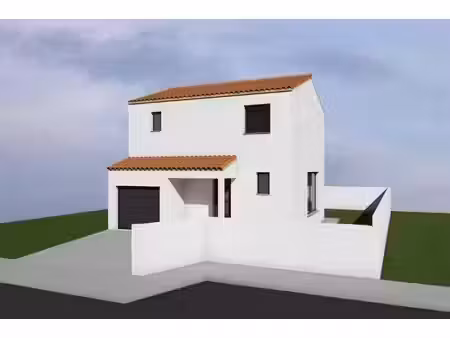 terrain avec maison neuve à vendre