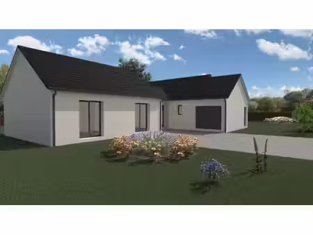 terrain avec maison neuve à vendre
