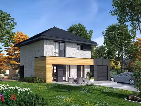 terrain avec maison neuve à vendre
