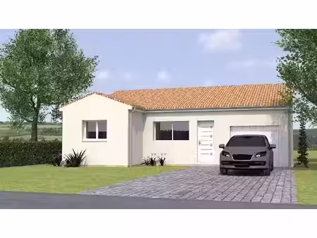 terrain avec maison neuve à vendre
