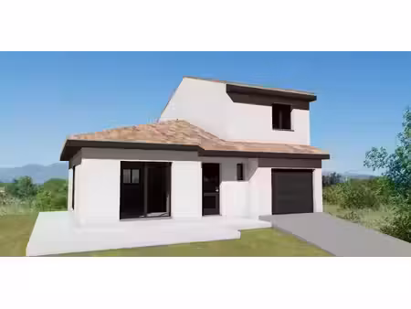 terrain avec maison neuve à vendre