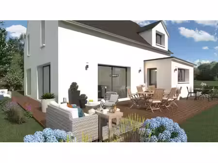 terrain avec maison neuve à vendre