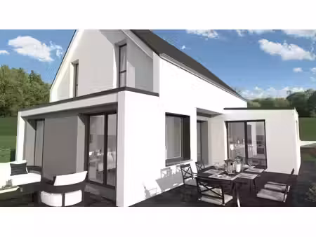 terrain avec maison neuve à vendre