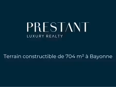 terrain constructible à vendre