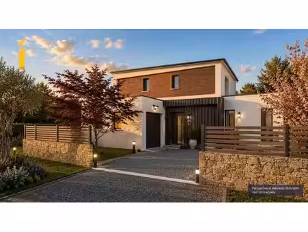 terrain avec maison neuve à vendre