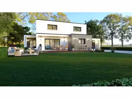 terrain avec maison neuve à vendre