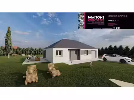terrain avec maison neuve à vendre